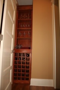 Stolen space wine rack 