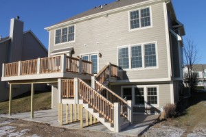 Deck on new construction        